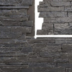 EverStone Acadia Ledge Faux Stone Panel, Dark River Color - Image 9
