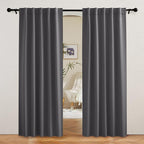 RYB HOME Blackout Curtains 80 inches Long Thermal Insulating Large Window by RYBHOME
