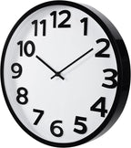 Large Wall Clock 16 Inch Silent Non-Ticking Modern Big Number Wall Clocks - Image 6