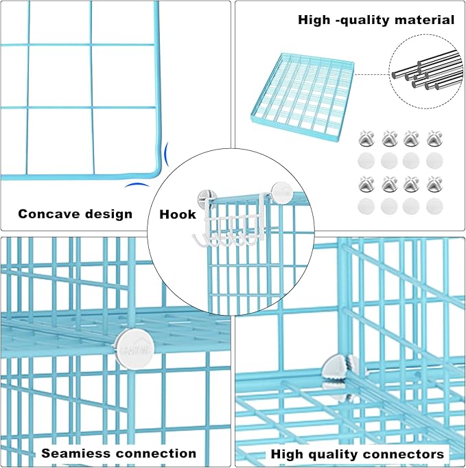 C&AHOME Wire Cube Storage, 8 - Image 8