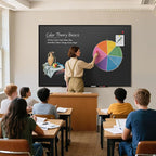 SELEAD Magnetic Chalkboard 72 x 48 Inches - Image 3