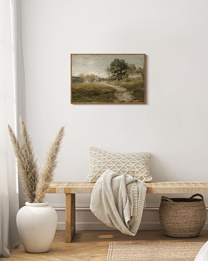 InSimSea Framed Canvas Wall Art Vintage Decor, Room Decor Classical Oil - Image 3
