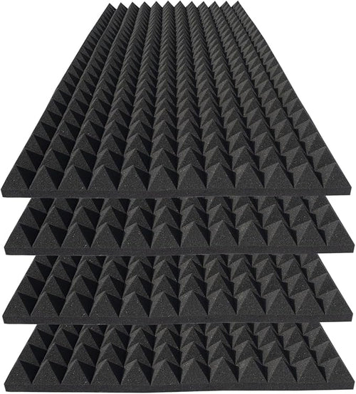 4 Pack Acoustic Foam, High Density Fire Resistant Soundproof Panels by Unknown