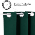 ChrisDowa Room Divider Curtain 84 Inches Long, Wide Blackout Sliding Door - Image 3
