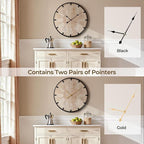 Vantic Farmhouse 30 Inch Extra Large Decorative Wall Clock - Image 5