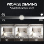 32x24 inch Wall Mounted LED Bathroom Mirror - Image 3