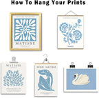 ANERZA 16 PCS Blue Wall Art Decor, Matisse Gallery Wall Prints - Image 4
