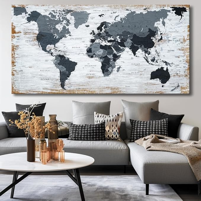 Canvas Wall Art Black Wall Decor Office Pictures - Image 5