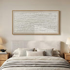 Large Framed Neutral Abstract Wall Art - Image 2