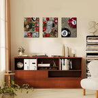 Trendy Leopard Cheetah Wall Art Set of 3 - Image 6