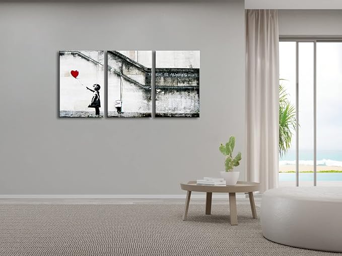 Wieco Art Banksy Grafitti Girl - Image 6