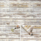 Arthome 23.6x200'' Gray Rustic Wood Contact Paper Peel and Stick Self-Adhesive by ArthomeWALLDECOR