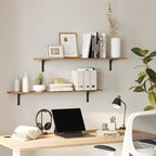 DINZI LVJ Long Wall Shelves, 47.3Inch Wall Mounted Shelves Set of 2, Extra - Image 6