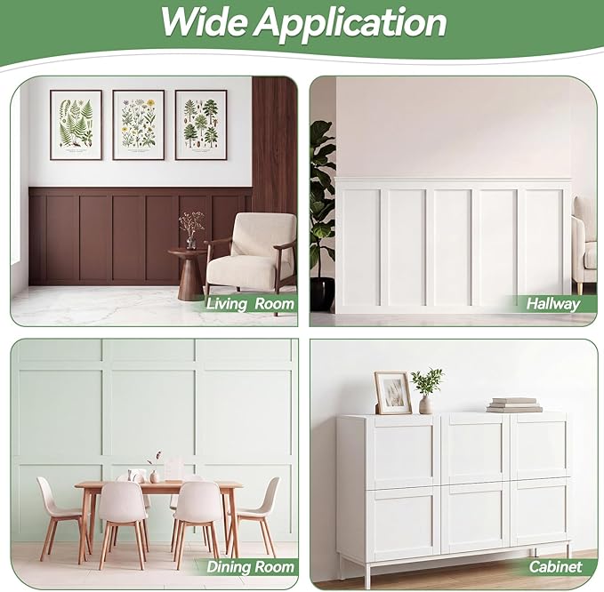 12 Pcs MDF Board and Batten Wall Panel Kits - Image 6
