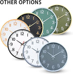 Wall Clocks Battery Operated 12 inch Modern Wall Clock, Silent Non Ticking Wall - Image 9