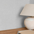 SHUFA White Brown Cotton-Like Textured Grasscloth Wallpaper Matte Thick Real - Image 6