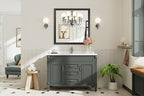 Briivue 36x36 Inch Black Bathroom Mirror - Image 3