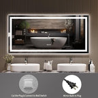 GarveeHome 60x30 LED Bathroom Mirror - Image 7