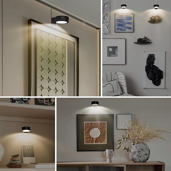 2-Pack Picture Light for Paintings Battery Operated Art Light - Image 6