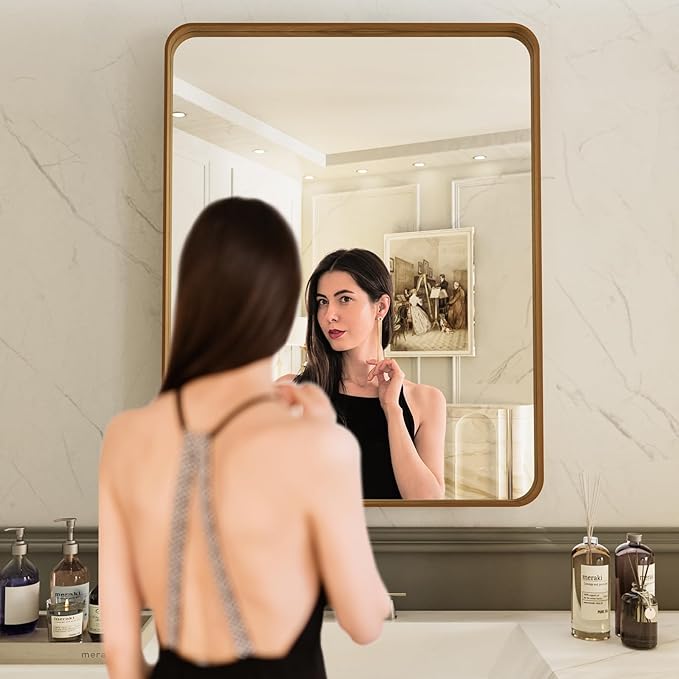 LOAAO 30X36 Inch Bathroom Mirror - Image 2