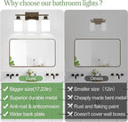 3-Light Bathroom Light Fixtures, Vanity Light - Image 2