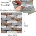 3D Wall Panels Peel and Stick, Faux Brick Wall Panel, Living Rooms, bedrooms - Image 3