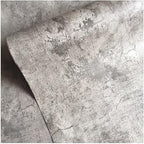 BAYYA Cement Grey Contact Paper Concrete Peel and Stick Wallpaper Industrial - Image 2