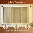 36x60 Inch LED Bathroom Mirror - Image 4
