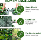 40" x 20" 3D Artificial Grass Wall Panel, UV Resistant Greenery Backdrop - Image 5
