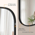 Bathroom Mirror for Wall, HD Reflection Shatterproof Mirror for Living Room - Image 3