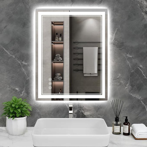 32x28 Inch LED Bathroom Mirror by Wedhouc