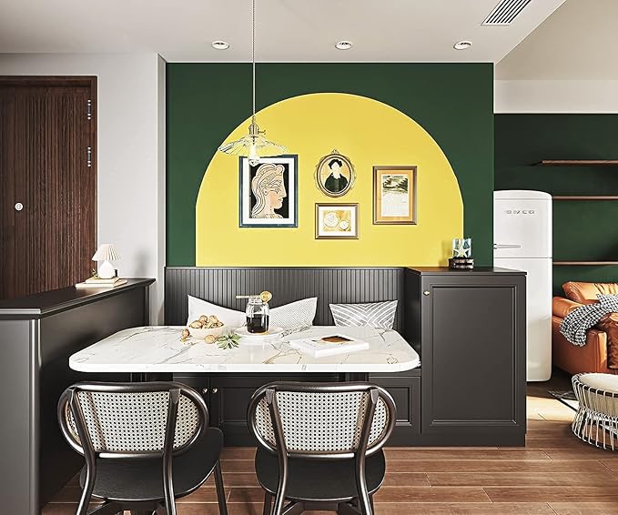 Dimoon 78.7''x17.7'' Yellow Peel and Stick Wallpaper Contact Paper Modern Self - Image 6