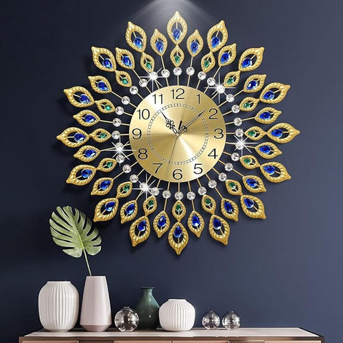 24.0 Inch Gold Large Wall Clocks by FMTADDecorativeWallClocks