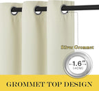 NICETOWN Beige Blackout Curtains - Image 6