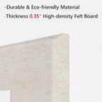 Neatsure Large Cork Board for Wall, 12 Panels Felt Tiles Tack Push Pin Board - Image 4