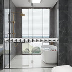 Black and White Wallpaper Border Trim Peel and Stick Boarders Self Adhesive - Image 5