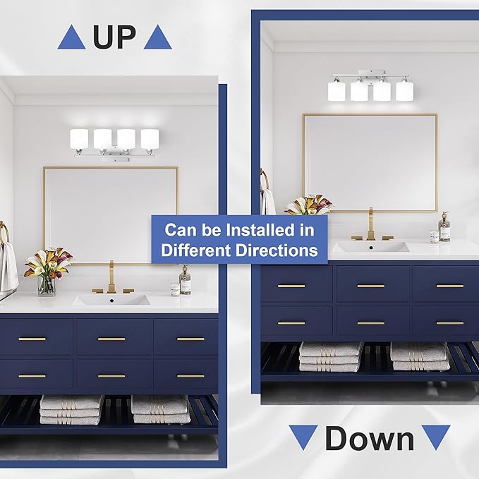 Bathroom Lighting Fixtures Over Mirror, Anti-Rust Vanity Light Fixture - Image 5
