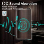 Wood Slat Acoustic Wall Panels-3D Fluted Sound Absorbing Panel - Image 5