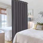 RYB HOME Extra Wide Curtains for Divider Room Separation Soundproof Temporary - Image 4