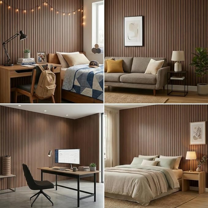 3D Wall Panels Peel and Stick – 15.74" x 236" PVC Faux Texture Wall Covering - Image 2