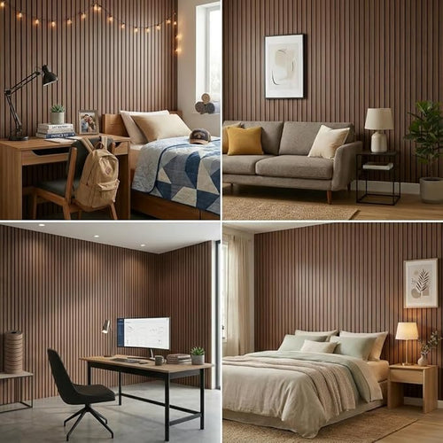 3D Wall Panels Peel and Stick – 15.74" x 236" PVC Faux Texture Wall Covering - Image 2