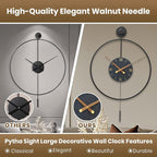 Large Modern Wall Clock, Wall Clocks - Image 4