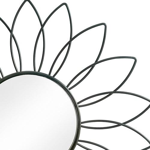 3 Pack Metal Mirrors for Wall Sunburst Wall Mirrors Home Décor Decorative - Image 2