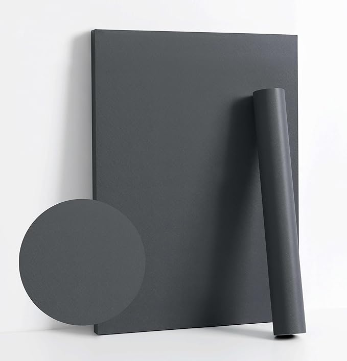 Dimoon 236''x17.7'' Grey Peel and Stick Wallpaper Contact Paper Modern Self by DIYYOURMOON