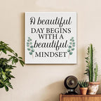 Motivational Eucalyptus Wall Art Decor, Inspirational Green Botanical Pictures - Image 3