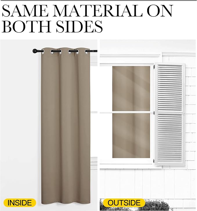 NICETOWN Room Darkening Curtains - Image 5