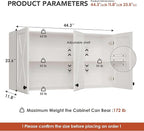Furnaza Farmhouse Large Wall Cabinets - Image 4