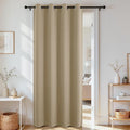 Joydeco Blackout Door Curtain for Doorway Privacy 84 Inches Long, Grommet by JOYDECO