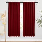 RYB HOME Decorative Room Darkening Curtains, Large Window Curtain Set - Image 6