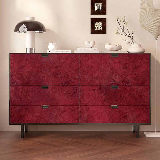 Wallercity Maroon Red Self Adhesive Velvet Drawer Liner Textured Red Velvet - Image 5